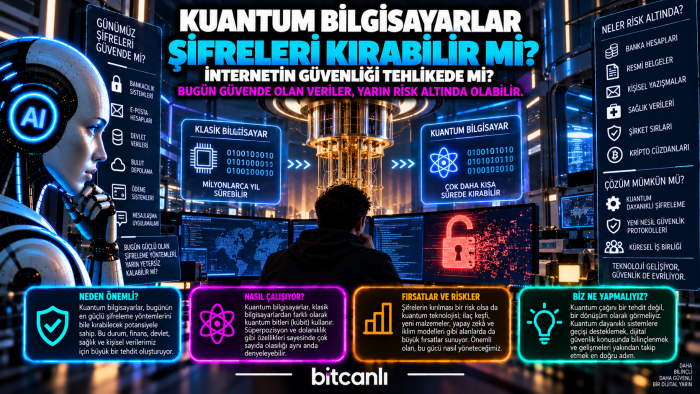 Kuantum Bilgisayarlar Şifreleri Kırabilir Mi?